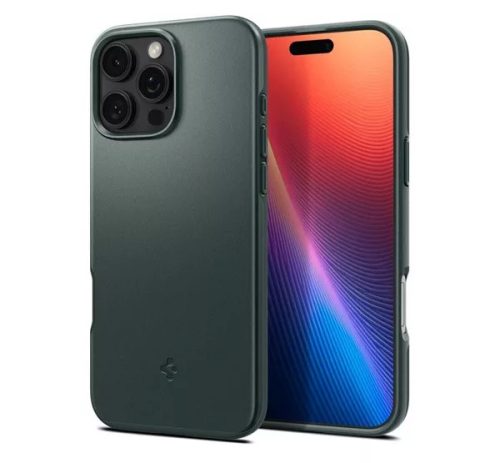Spigen Thin Fit MagFit - Apple iPhone 16 Pro tok Abyss Green