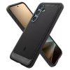 Spigen Rugged Armor MagFit - Samsung Galaxy S25 tok, matt fekete
