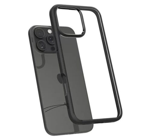 Spigen Ultra Hybrid - Apple iPhone 16 Pro tok, átlátszó-fekete